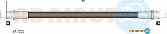 Adriauto 24.1205 - Тормозной шланг autospares.lv