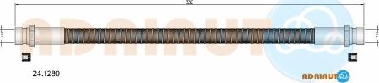 Adriauto 24.1280 - Тормозной шланг autospares.lv