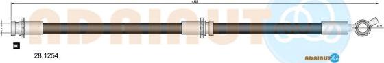 Adriauto 28.1254 - Тормозной шланг autospares.lv