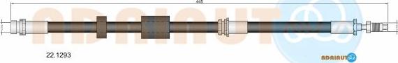 Adriauto 22.1293 - Тормозной шланг autospares.lv