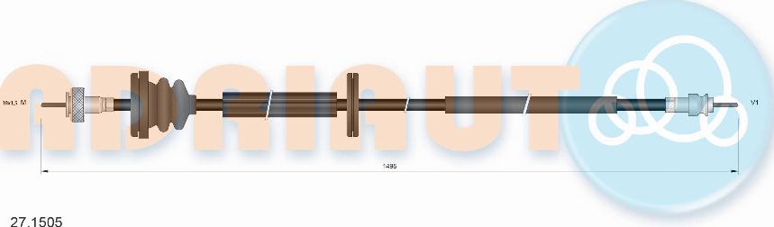 Adriauto 271505 - Тросик спидометра autospares.lv
