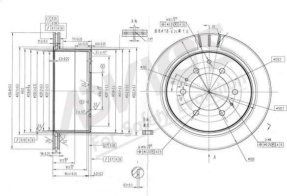 Advics A6R421B - Тормозной диск autospares.lv