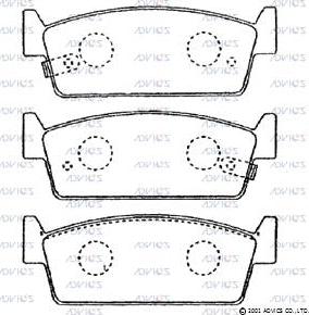 BOSCH 0 986 AB2 218 - Тормозные колодки, дисковые, комплект autospares.lv