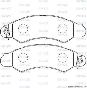 DJ Parts BP1853 - Тормозные колодки, дисковые, комплект autospares.lv