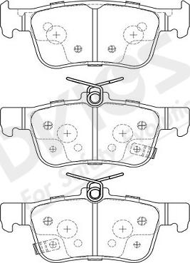 ADVICS-SEA C2N149Y - Тормозные колодки, дисковые, комплект autospares.lv