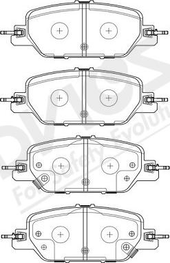 ADVICS-SEA C2N150Y - Тормозные колодки, дисковые, комплект autospares.lv