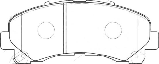 ADVICS-SEA J1N034 - Тормозные колодки, дисковые, комплект autospares.lv