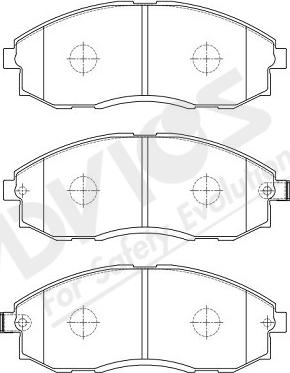 ADVICS-SEA R1N068Y - Тормозные колодки, дисковые, комплект autospares.lv