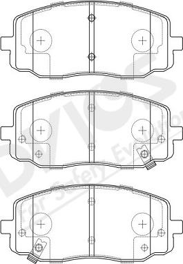 ADVICS-SEA R1N014Y - Тормозные колодки, дисковые, комплект autospares.lv