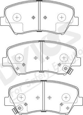 ADVICS-SEA R1N037Y - Тормозные колодки, дисковые, комплект autospares.lv