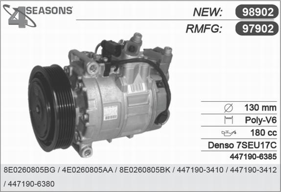 AHE 97902 - Компрессор кондиционера autospares.lv