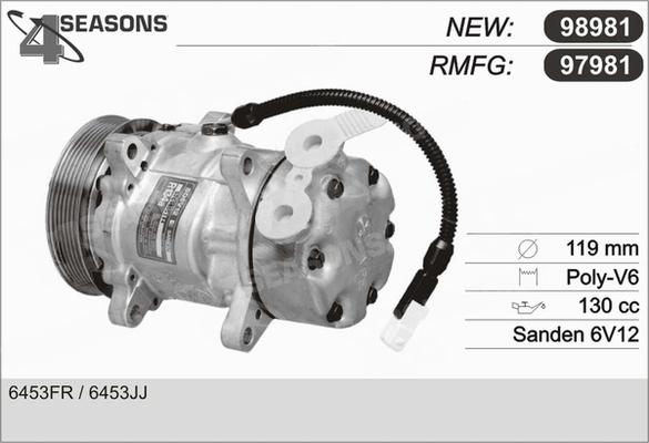 AHE 97981 - Компрессор кондиционера autospares.lv