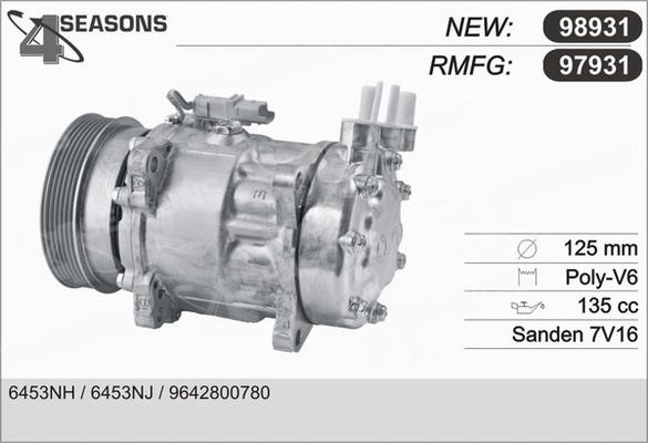 AHE 97931 - Компрессор кондиционера autospares.lv