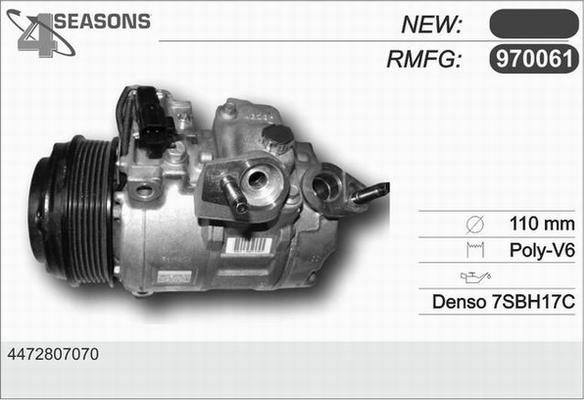 AHE 970061 - Компрессор кондиционера autospares.lv