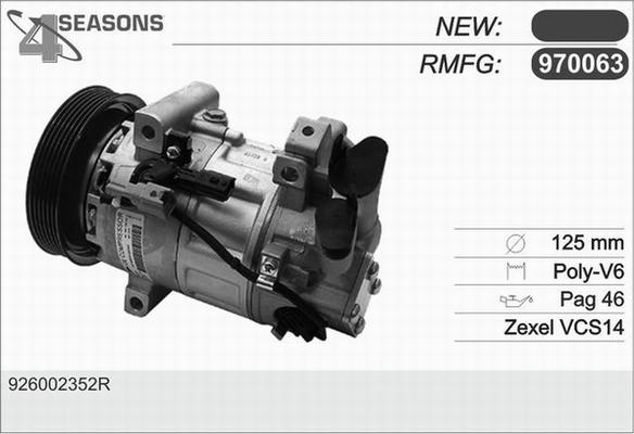 AHE 970063 - Компрессор кондиционера autospares.lv