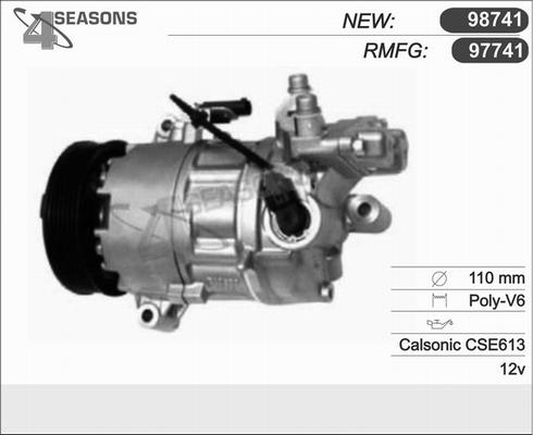 AHE 97741 - Компрессор кондиционера autospares.lv