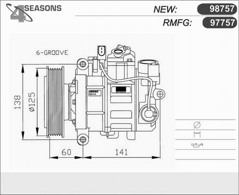 AHE 97757 - Компрессор кондиционера autospares.lv