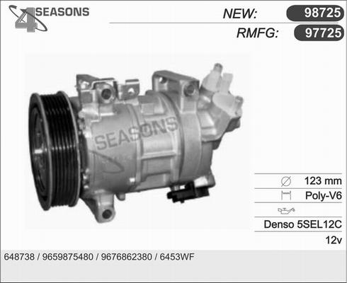 AHE 97725 - Компрессор кондиционера autospares.lv