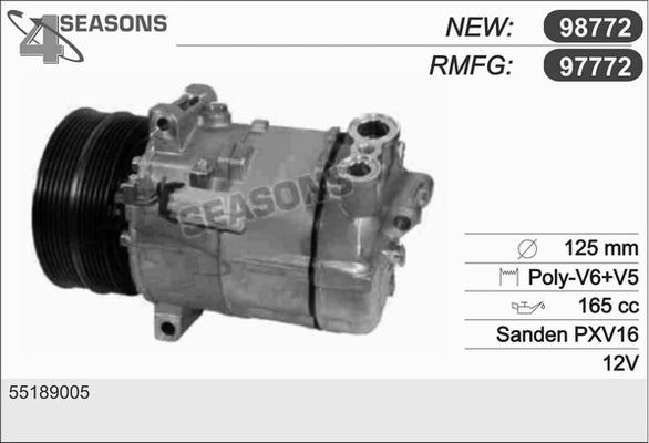 AHE 97772 - Компрессор кондиционера autospares.lv