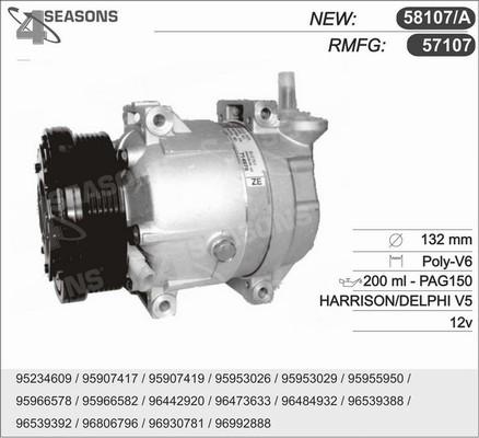 AHE 58107/A - Компрессор кондиционера autospares.lv