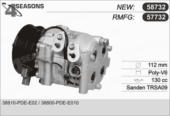 AHE 57732 - Компрессор кондиционера autospares.lv