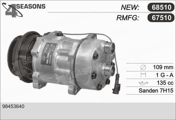 AHE 67510 - Компрессор кондиционера autospares.lv