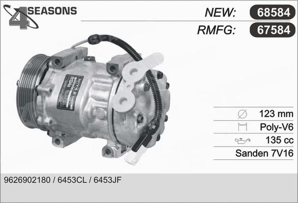 AHE 67584 - Компрессор кондиционера autospares.lv