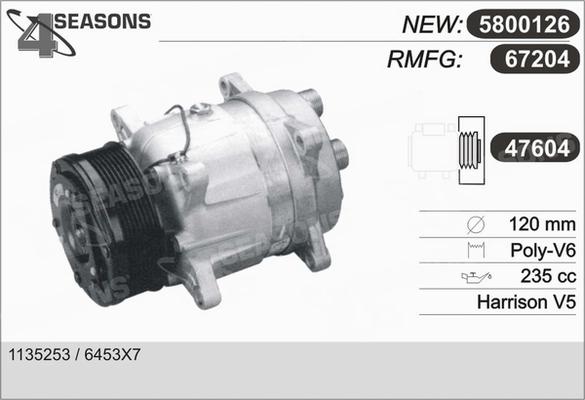 AHE 67204 - Компрессор кондиционера autospares.lv