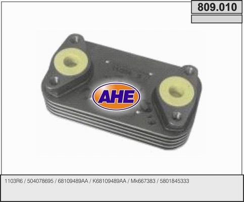 AHE 809.010 - Масляный радиатор, двигательное масло autospares.lv