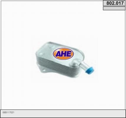 AHE 802.017 - Масляный радиатор, двигательное масло autospares.lv