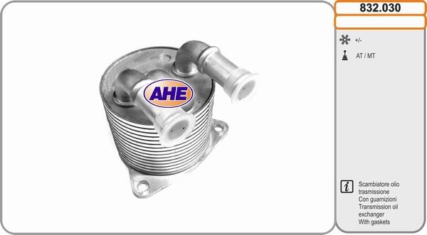 AHE 832.030 - Масляный радиатор, двигательное масло autospares.lv