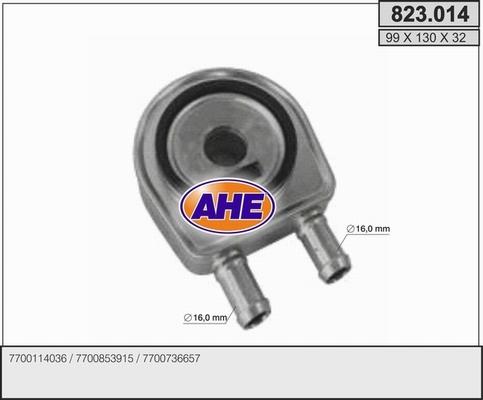 AHE 823.014 - Масляный радиатор, двигательное масло autospares.lv