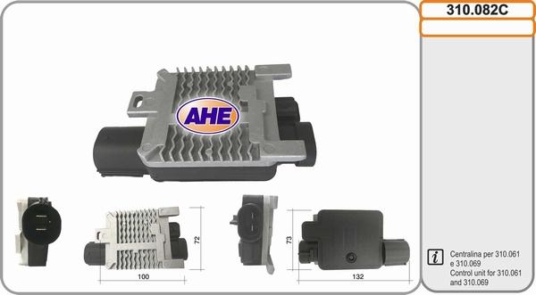 AHE 310.082C - Вентилятор, охлаждение двигателя autospares.lv