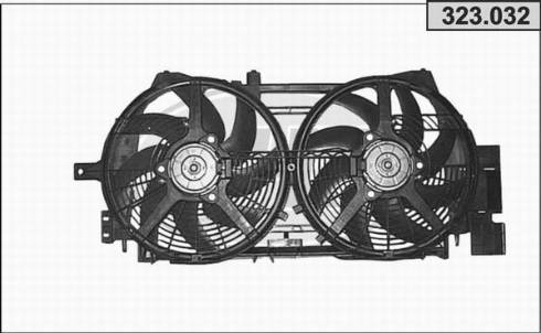 AHE 323.032 - Вентилятор, охлаждение двигателя autospares.lv