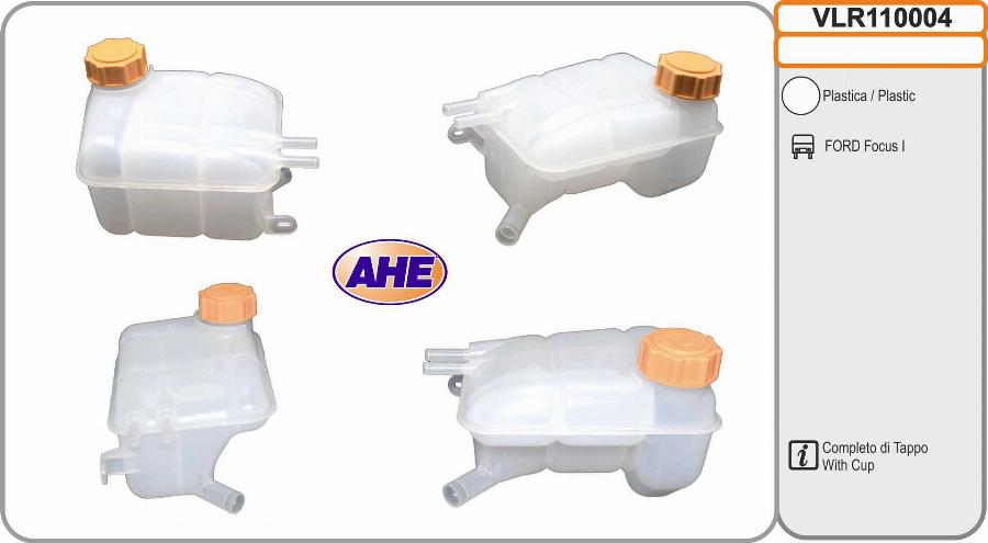 AHE VLR110004 - Компенсационный бак, охлаждающая жидкость autospares.lv