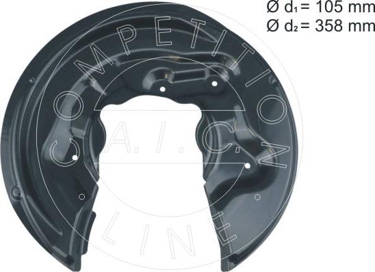 AIC 57849 - Отражатель, защита, тормозной диск autospares.lv