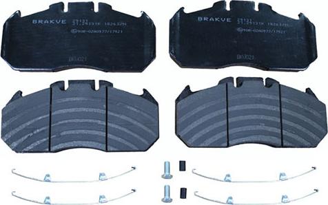 AIR FREN 21.29131K - Тормозные колодки, дисковые, комплект autospares.lv