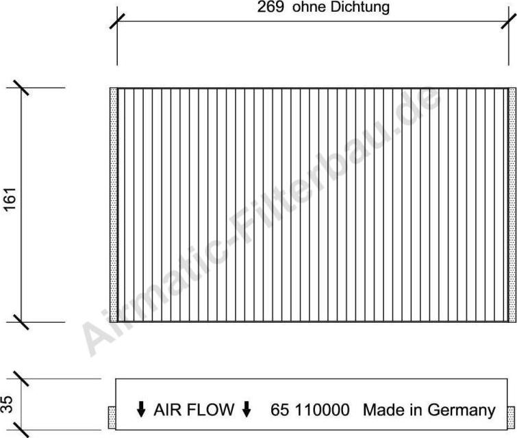 Airmatic IF0065 - Фильтр воздуха в салоне autospares.lv