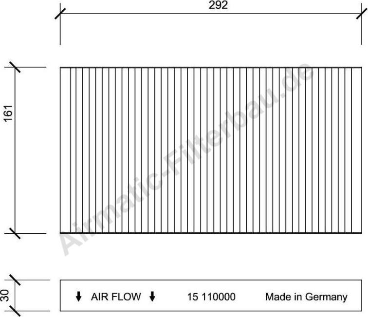 Airmatic IF0015 - Фильтр воздуха в салоне autospares.lv