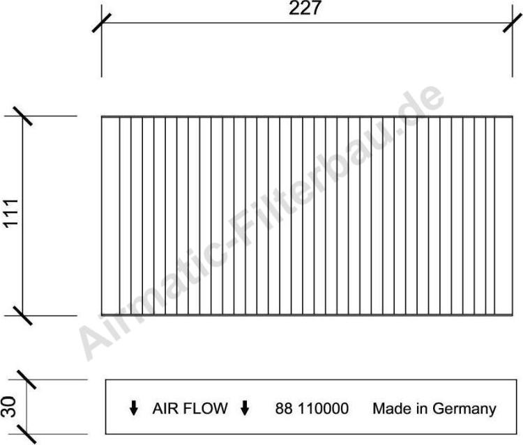 Airmatic IF0088S - Фильтр воздуха в салоне autospares.lv