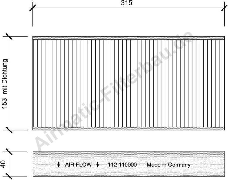 Airmatic IF0112 - Фильтр воздуха в салоне autospares.lv