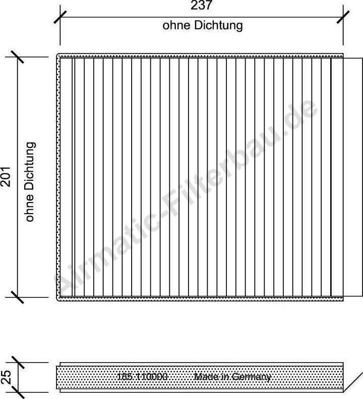 Airmatic IF0185 - Фильтр воздуха в салоне autospares.lv