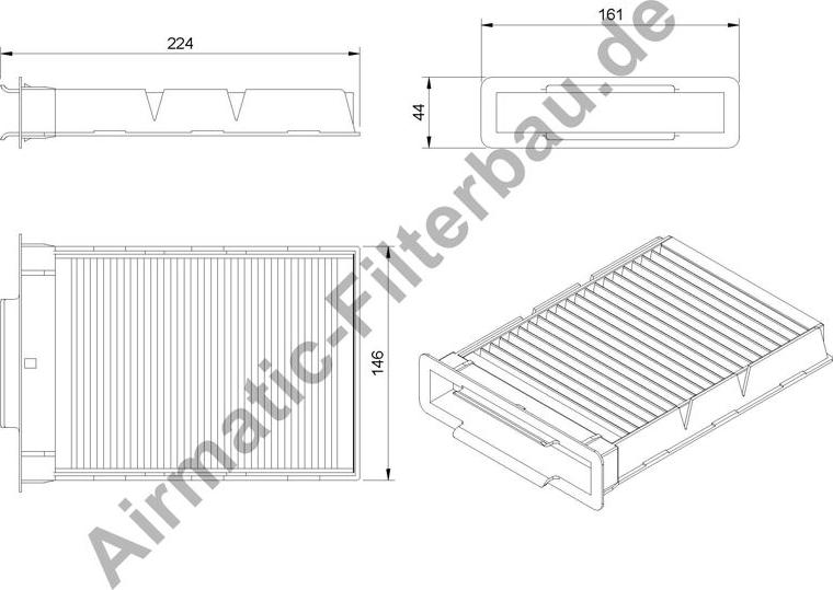 Airmatic IF0136 - Фильтр воздуха в салоне autospares.lv