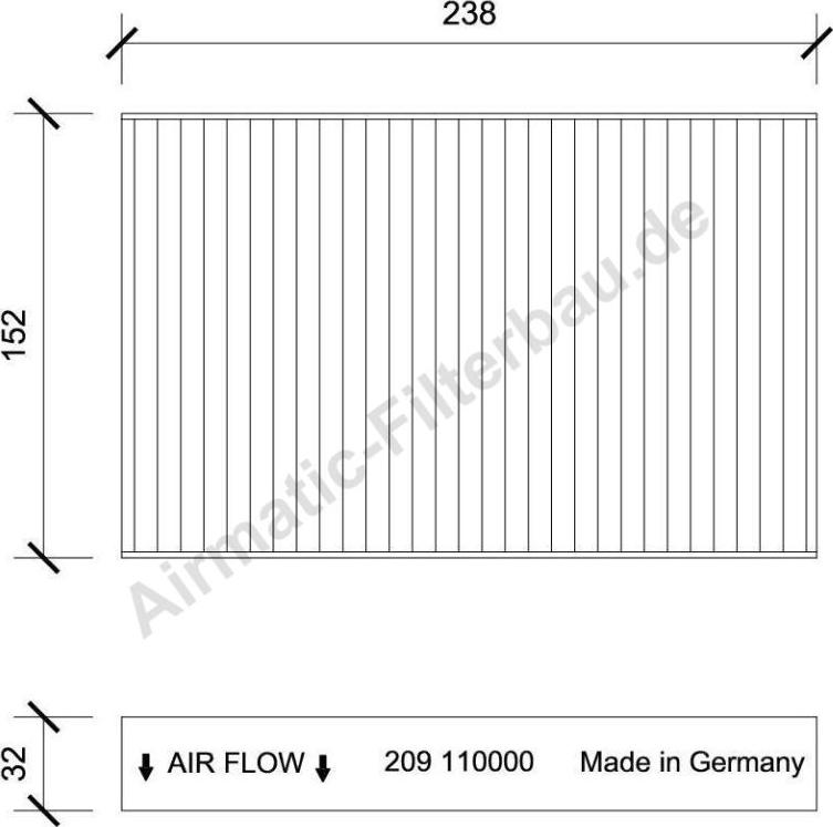 Airmatic IF0209 - Фильтр воздуха в салоне autospares.lv