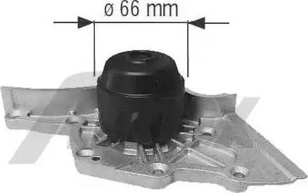 Airtex 1607 - Водяной насос autospares.lv