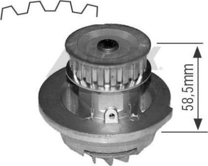 Airtex 1163 - Водяной насос autospares.lv