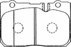 AISIN A1N025 - Тормозные колодки, дисковые, комплект autospares.lv