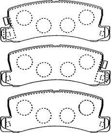 Remy RAP2169 - Тормозные колодки, дисковые, комплект autospares.lv