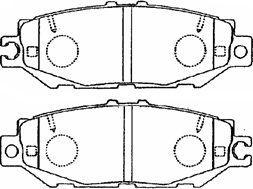 Aisin A2N058 - Тормозные колодки, дисковые, комплект autospares.lv