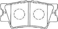 Aisin A2N130 - Тормозные колодки, дисковые, комплект autospares.lv